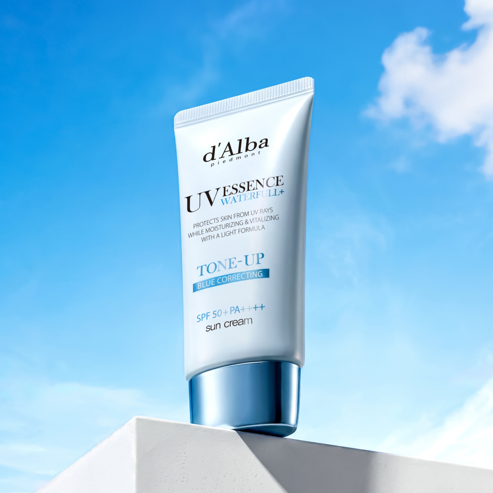 d'Alba Waterfull Blue Tone-Up Sun Cream 4