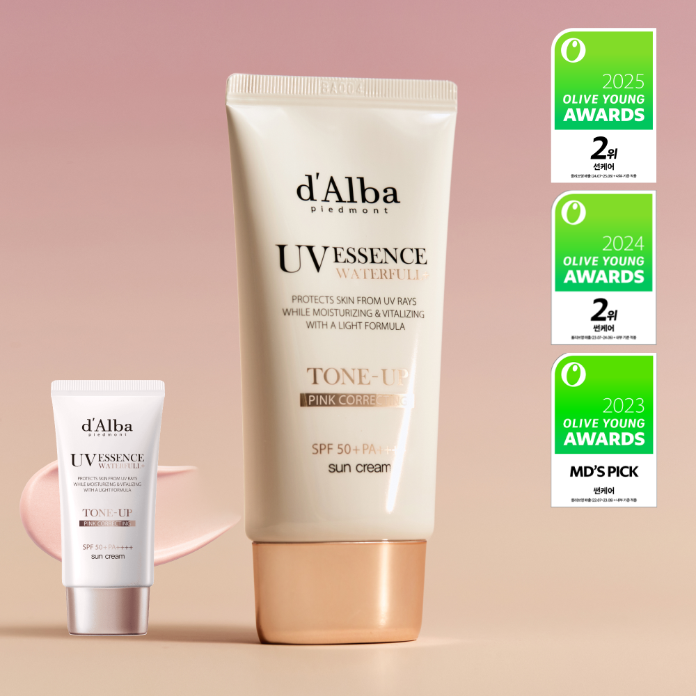 d'Alba Pink Tone-Up Sun Cream 5