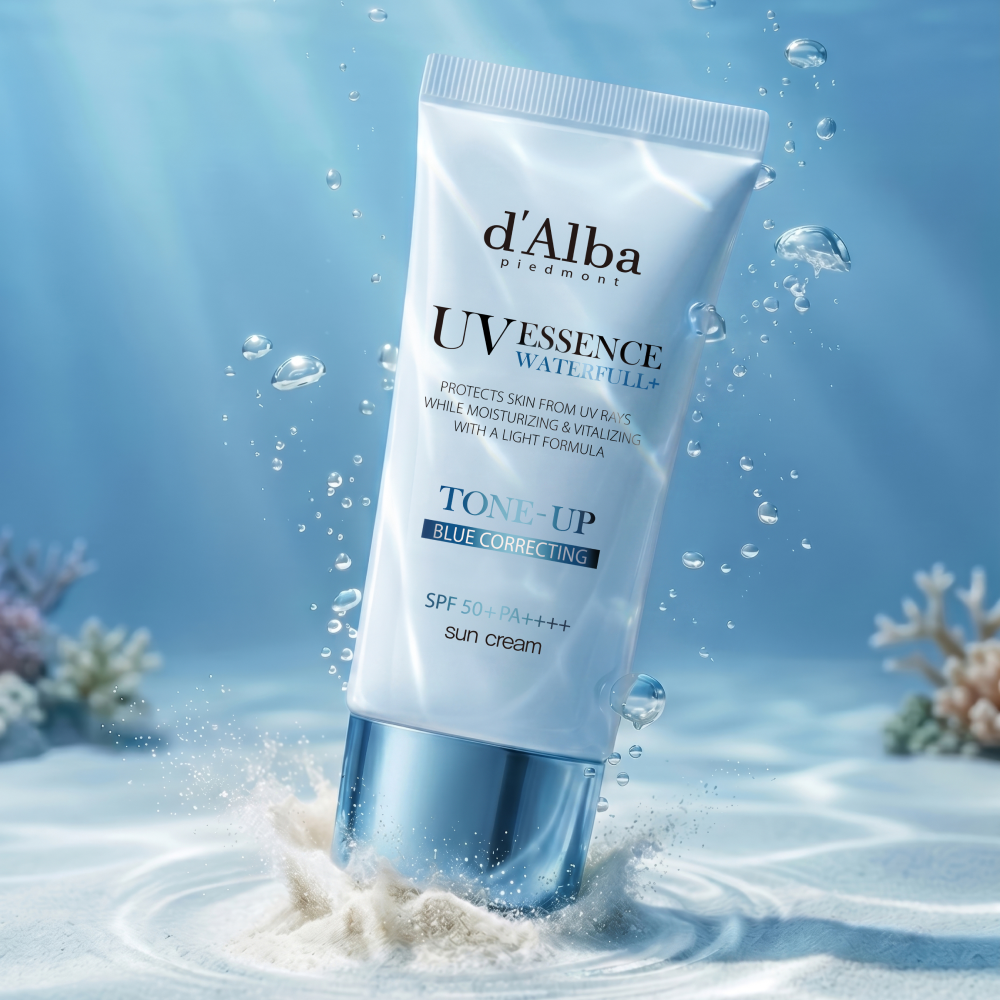 d'Alba Waterfull Blue Tone-Up Sun Cream 50ml wholesale