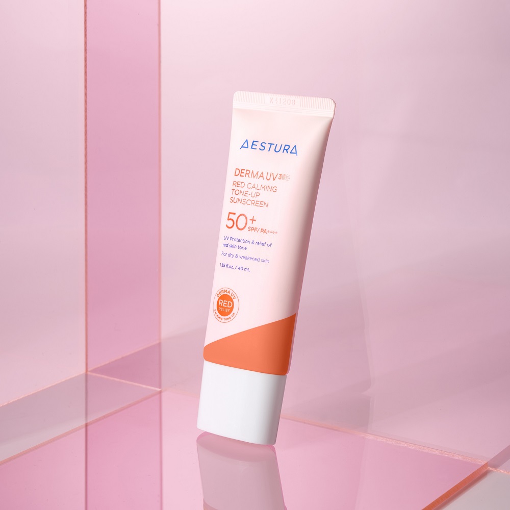AESTURA DermaUV365 Red Calming Tone-Up Sunscreen 2